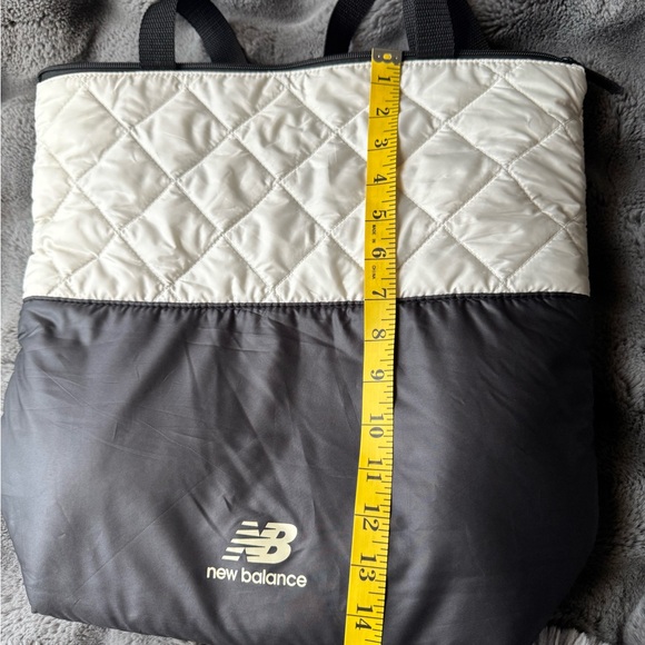 Vintage New Balance Quilted Tote Bag in Gray and Black - Picture 6 of 6